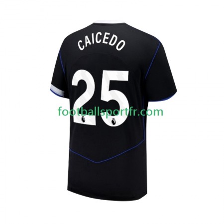 Tenue Chelsea Moises Caicedo 25 Troisieme 2025-2026 Maillot de Foot
